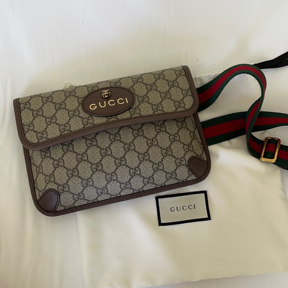 Authentic Gucci Neo Vintage GG Supreme belt bag